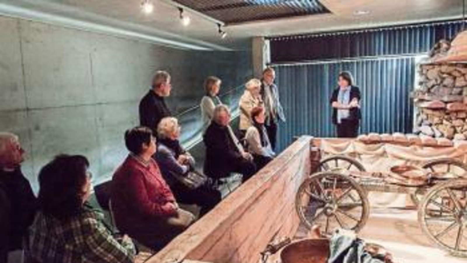 Der Kreisseniorenrat beim Besuch des Keltenfürsten in Hochdorf. Foto: p