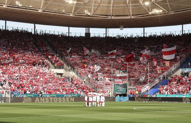 Ein Stuttgarter „Heimspiel in Sinsheim“? Über zu wenig Unterstützung konnten sich die VfB-Spieler in der Vergangenheit nicht beklagen.<span class='image-autor'>Baumann/Hansi Britsch</span>