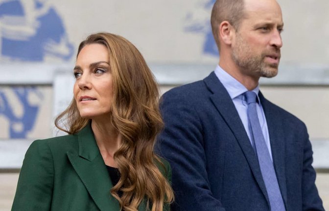 Prinzessin Catherine und Prinz William im September in Leeds.<span class='image-autor'>JAMES GLOSSOP/afp</span>