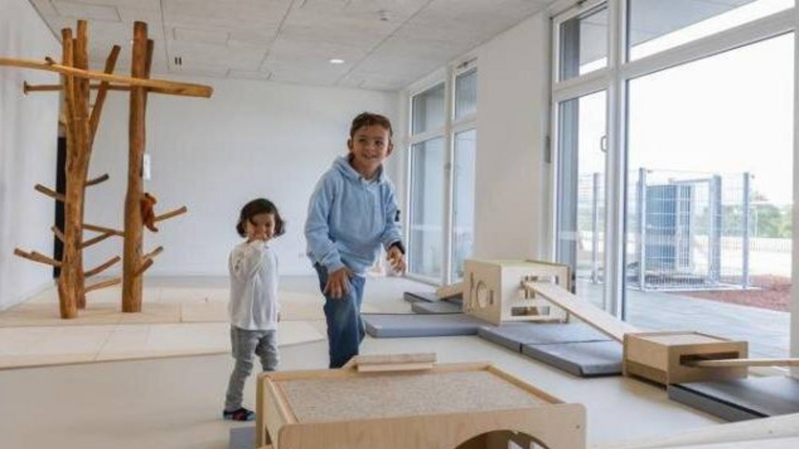 Nagelneu: Die Kita Littlebigfuture stellt sich beim Tag der offenen Tür vor. Foto: Bürkle
