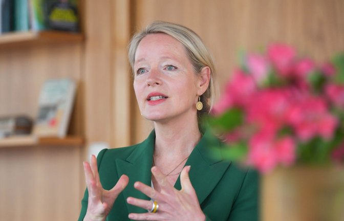 Umweltministerin Thekla Walker (Grüne) kritisiert die Bundeswirtschaftsministerin schon seit Monaten.<span class='image-autor'>Foto: Lichtgut/Max Kovalenko</span>