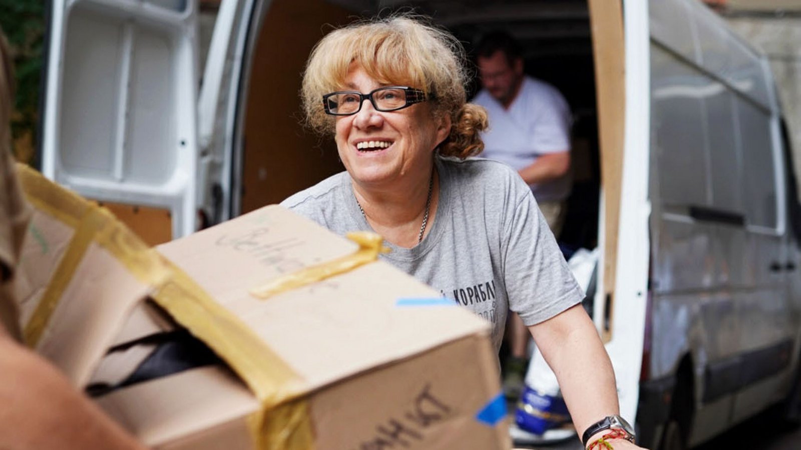 Angela Denisenko arbeitet auch mit deutschen Organisationen wie dem Trierer Verein „Viele Hände für die Hoffnung“ zusammen.Foto: Frederik Herrmann