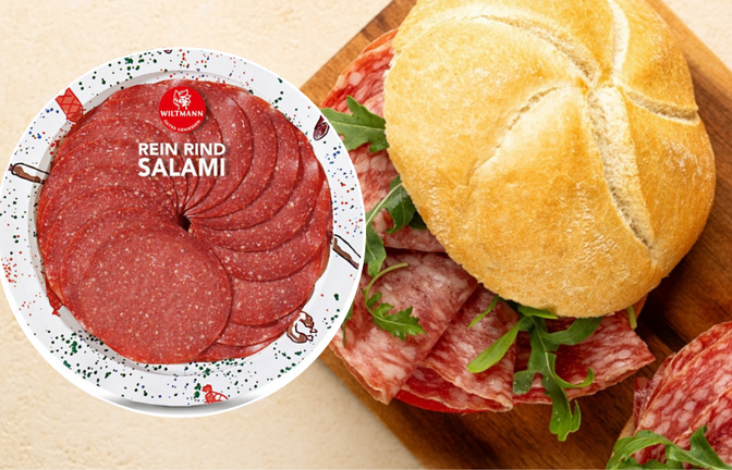 Verbraucherinnen und Verbraucher werden dringend gebeten, die betroffene Salami nicht zu verzehren.<span class='image-autor'>Foto: Franz Wiltmann GmbH / OlgaBombologna, Shutterstock (Symbolbild)</span>