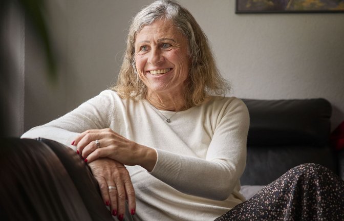 Stefanie Hammer  in ihrem Haus in einer kleinen Gemeinde bei Pforzheim<span class='image-autor'>Foto: Gottfried Stoppel</span>