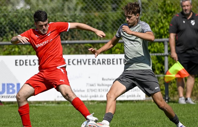Thomas Trinkl (links) tritt mit dem SV Horrheim am Sonntag gegen die TSG Steinheim an. <span class='image-autor'>Foto: Leitner</span>