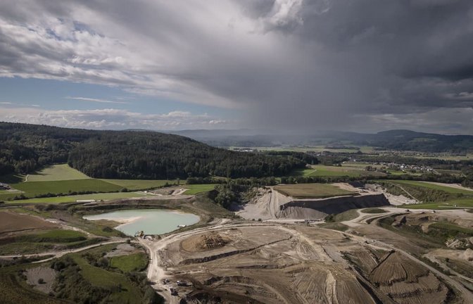 Die Schweiz hat entschieden, das Atommüll-Endlager in Stadel, nahe der deutschen Grenze, zu errichten.<span class='image-autor'>Michael Buholzer/KEYSTONE/dpa</span>
