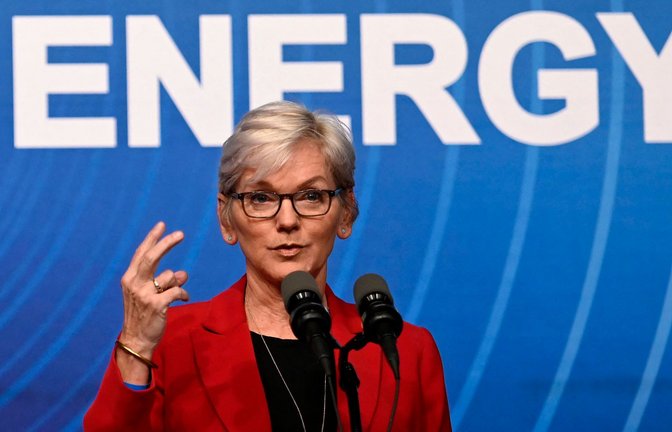 US-Energieministerin Jennifer Granholm sprach von einem Durchbruch, „der in die Geschichtsbücher eingehen wird“.<span class='image-autor'>Foto: AFP/OLIVIER DOULIERY</span>