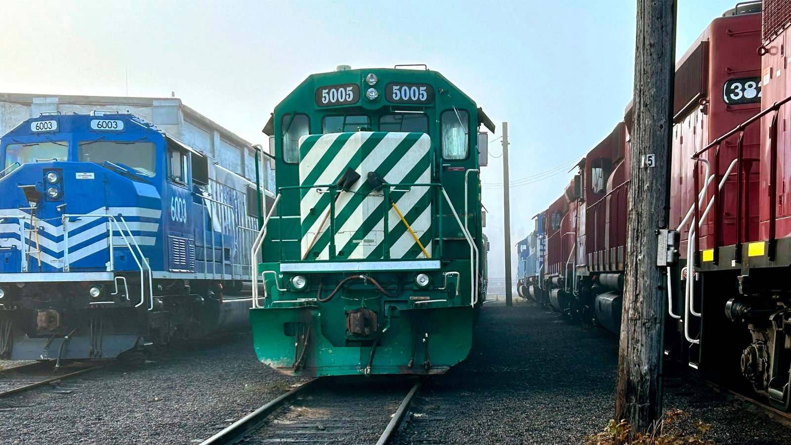 Auf dem Güterbahnhof im kanadischen The Pas, wo die Züge durch die Wildnis zusammengestellt werdenFoto: SWR/ Kirsten Ruppel Auf dem Güterbahnhof im kanadischen The Pas, wo die Züge durch die Wildnis zusammengestellt werdenFoto: SWR/ Kirsten Ruppel