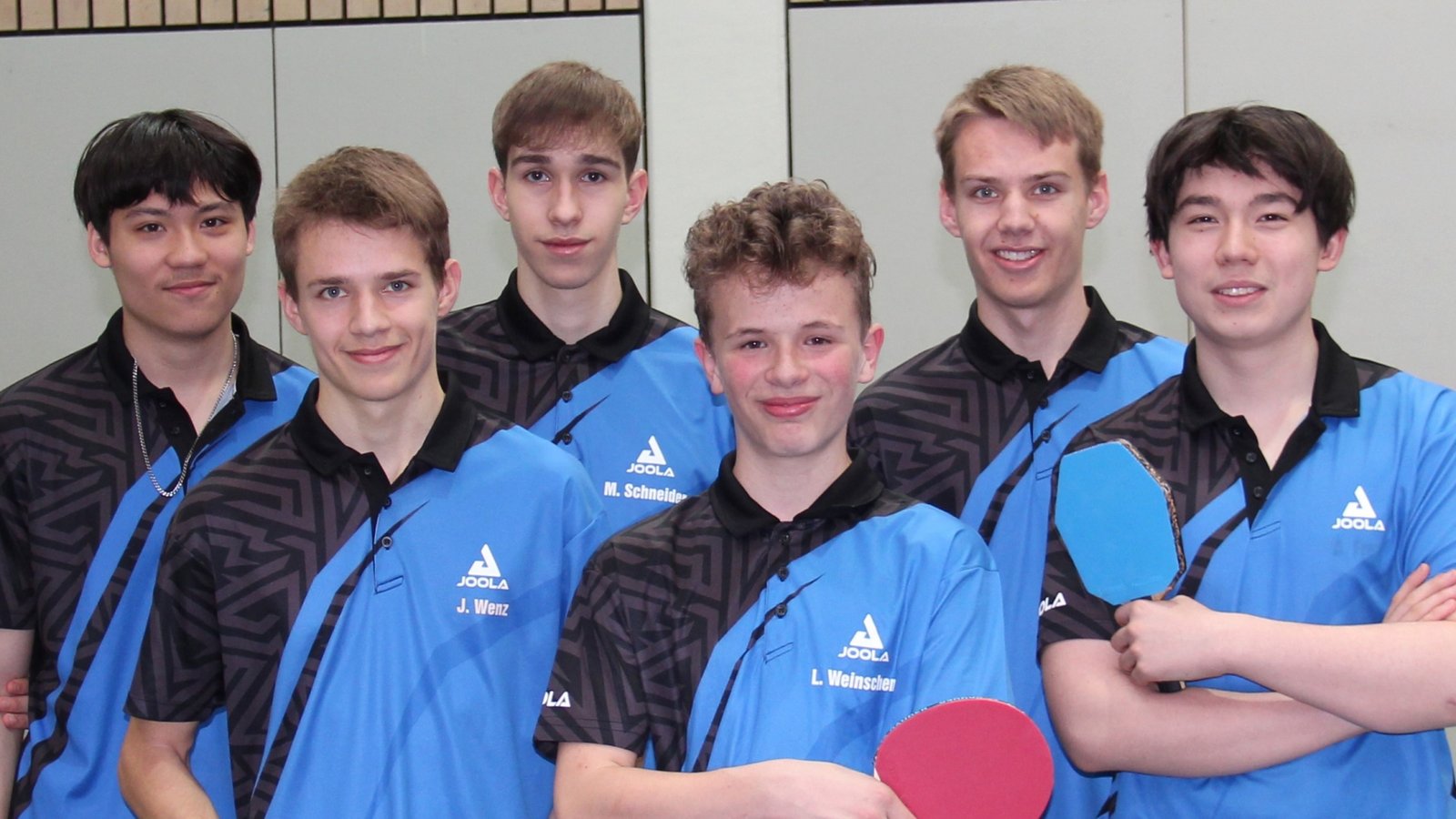 Das Kleinglattbacher Meisterteam (von links): Chen Krilla, Jannik Wenz, Manuel Schneider, Louis Weinschenk, Marco Wenz und Stellan Krilla.    Foto: privat