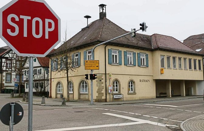 Das Rathaus in Hochdorf soll energetisch saniert werden. Fotos: Bögel