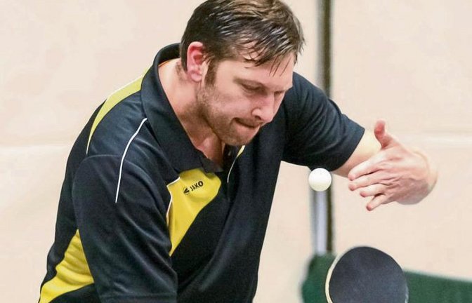 Jochen Schofer hat im hinteren Paarkreuz drei Punkte für den TSV Oberriexingen beim 9:5-Sieg gegen die TTR Diefenbach II geholt. Foto: Archiv/Simecek