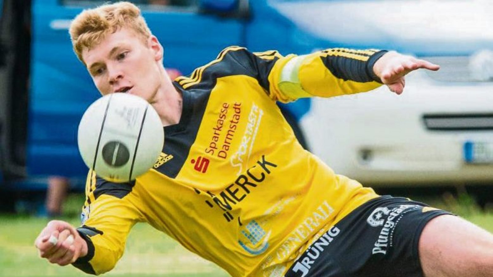 Der TSV Pfungstadt hat sich auch gestern die deutsche Meisterschaft gesichert. Allerdings war das Team um Patrick Thomas nicht ganz so dominant wie in anderen Jahren. Foto: Schönwandt/DFBL Der TSV Pfungstadt hat sich auch gestern die deutsche Meisterschaft gesichert. Allerdings war das Team um Patrick Thomas nicht ganz so dominant wie in anderen Jahren. Foto: Schönwandt/DFBL