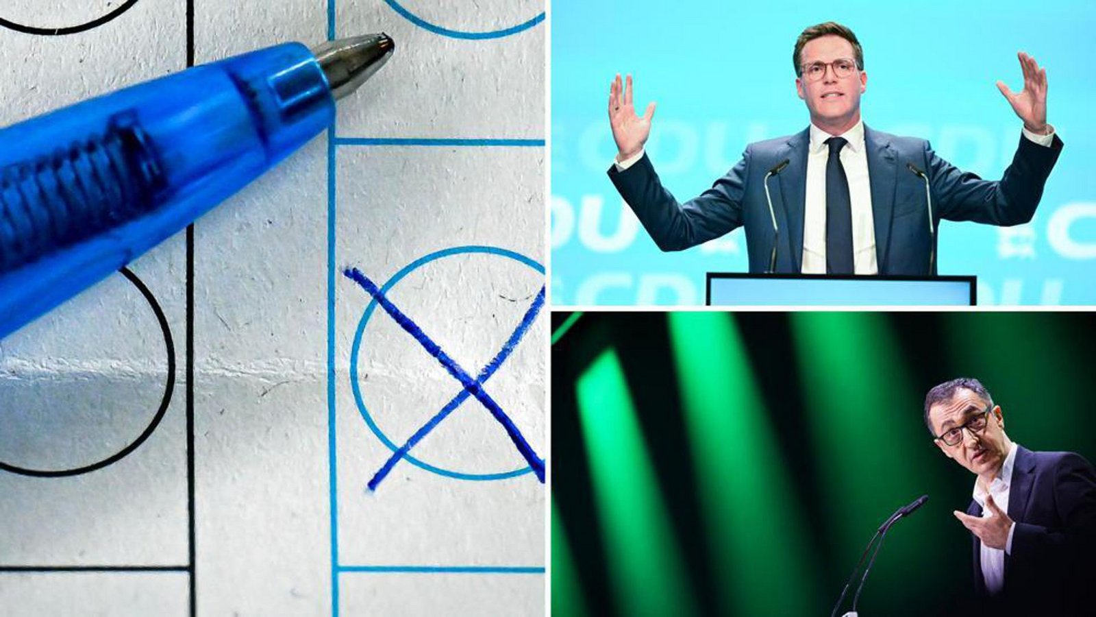 Die größten Chancen, den amtierenden Ministerpräsidenten Kretschmann zu beerben, haben Cem Özdemir (unten) von den Grünen und Manuel Hagel (oben) von der CDU.Foto: Die größten Chancen, den amtierenden Ministerpräsidenten Kretschmann zu beerben, haben Cem Özdemir (unten) von den Grünen und Manuel Hagel (oben) von der CDU.Foto: 