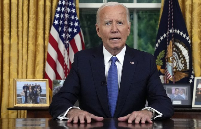 Biden ist der Meinung: Israel sollte aufhören (Symbolbild).<span class='image-autor'>Foto: dpa/Evan Vucci</span>