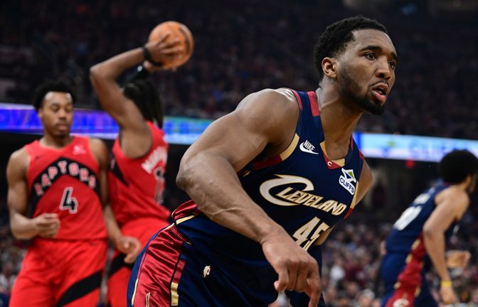 Donovan Mitchell war der herausragende Akteur der Cleveland Cavaliers.<span class='image-autor'>Foto: David Dermer/AP/dpa</span>