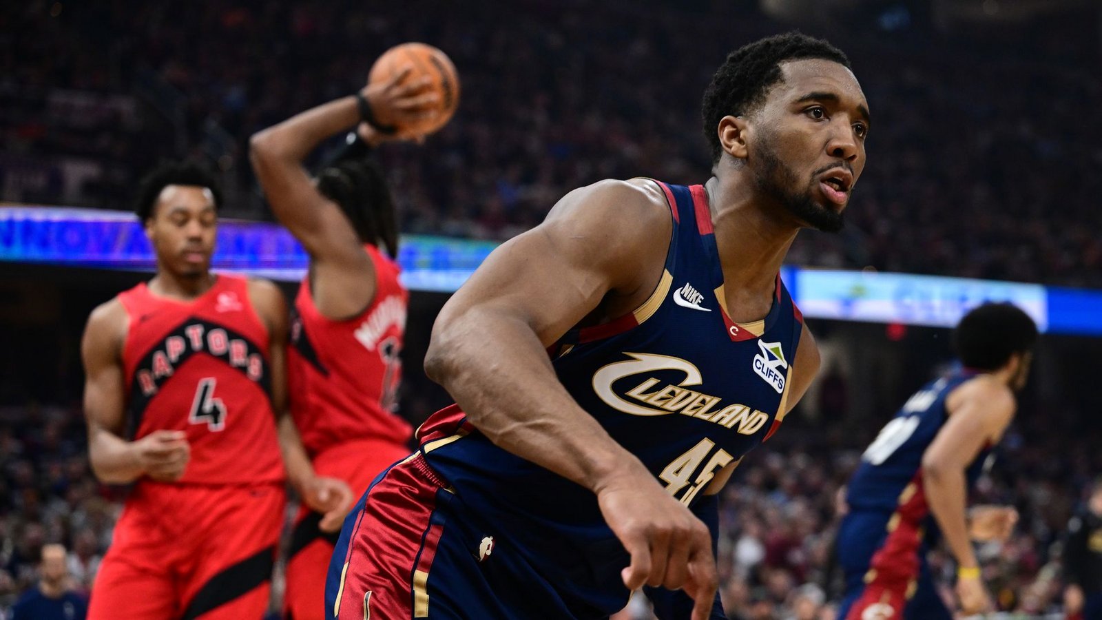 Donovan Mitchell war der herausragende Akteur der Cleveland Cavaliers.Foto: David Dermer/AP/dpa