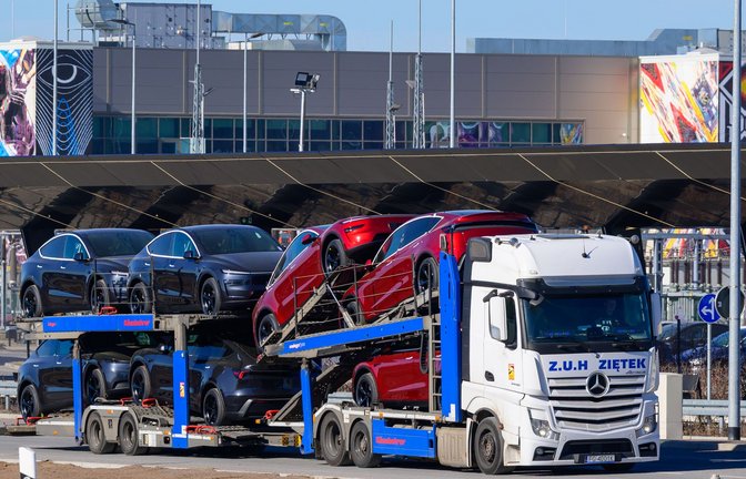 Die Nachfrage nach Teslas E-Autos hat im März in Deutschland wieder deutlich zugelegt. (Archivbild)<span class='image-autor'>Foto: Patrick Pleul/dpa</span>