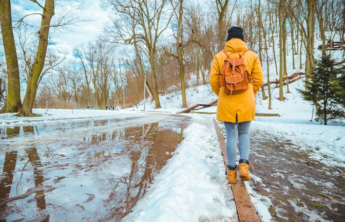 Vielerorts wird der Schnee in den nächsten Tagen wahrscheinlich auftauen.<span class='image-autor'>Foto: Vera Petrunina / shutterstock.com</span>