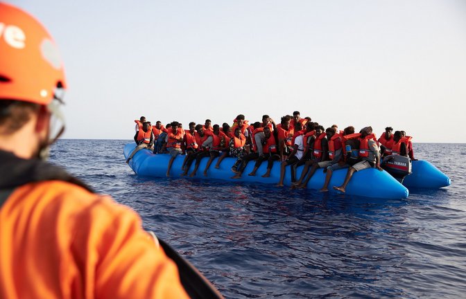 Jeden Tag werden Bootsflüchtlinge aus dem Mittelmeer gerettet.<span class='image-autor'>Foto: dpa/Fabian Heinz</span>