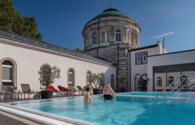 Die Therme Vierordtbad in Karlsruhe.<span class='image-autor'>Foto: Karlsruher Bäder</span>