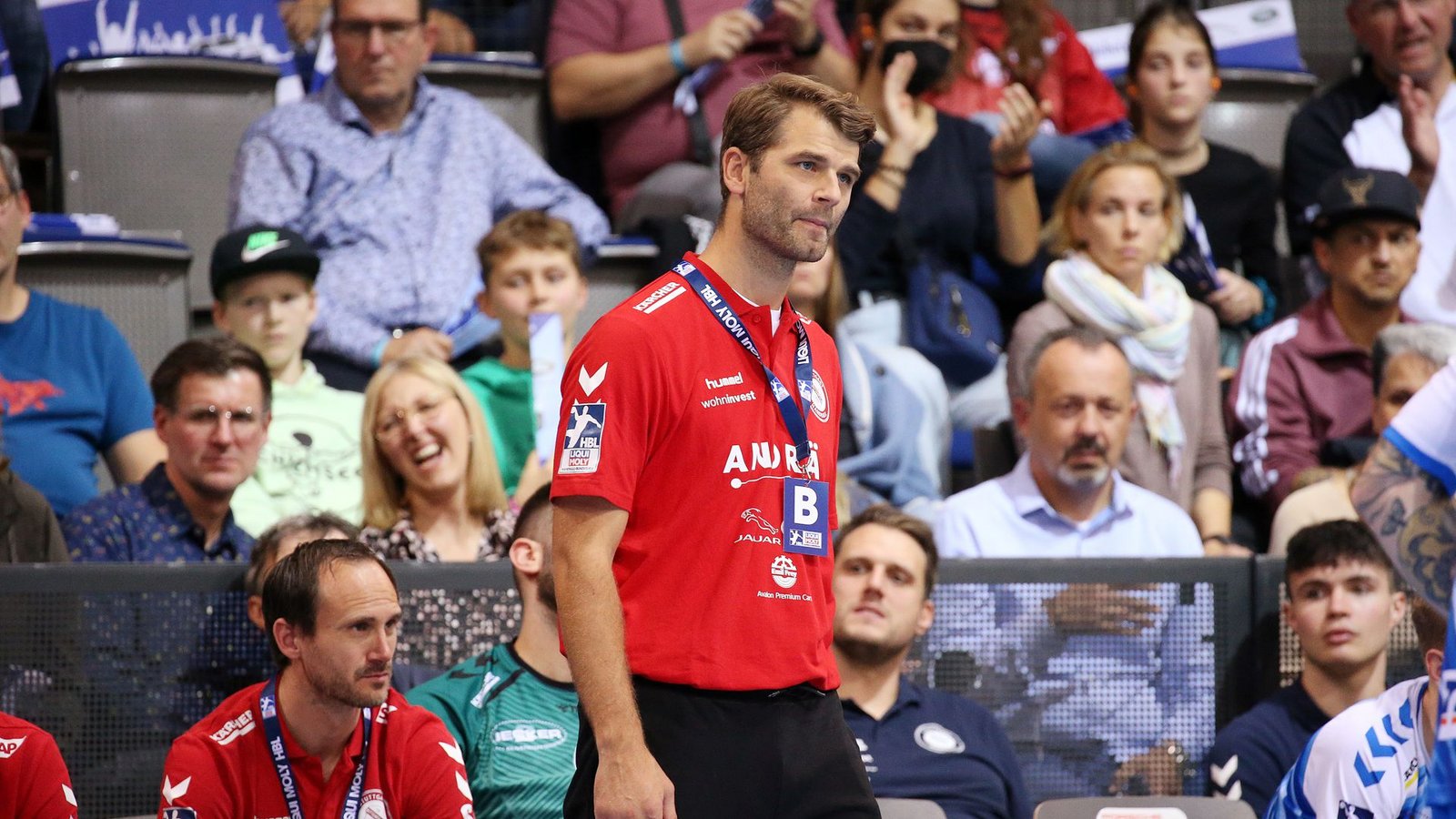 Drittes Heimspiel, dritter Sieg: Es läuft für TVB-Coach Michael Schweikardt.Foto: Pressefoto Baumann/Alexander Keppler Drittes Heimspiel, dritter Sieg: Es läuft für TVB-Coach Michael Schweikardt.Foto: Pressefoto Baumann/Alexander Keppler