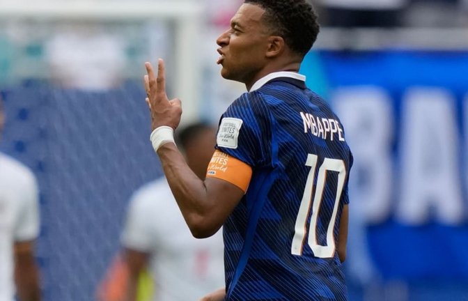 Kylian Mbappé wurde bei der FIFA Fußball-Weltmeisterschaft 2026 Torschützenkönig.<span class='image-autor'>Lynne Sladky/AP/dpa</span>