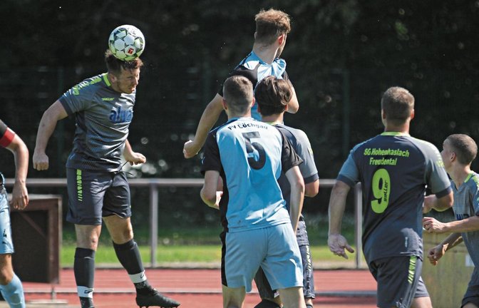 Auf ihren Kapitän Vincent Albrecht (links) muss die SGM Hohenhaslach/Freudental am Wochenende verzichten. Foto: Nachreiner