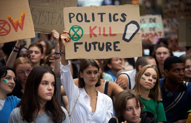 Die Politik tötet die Zukunft? Am 3. März wird wieder weltweit für Klimaschutz gestreikt.<span class='image-autor'>Foto: IMAGO//Alain Pitton</span>