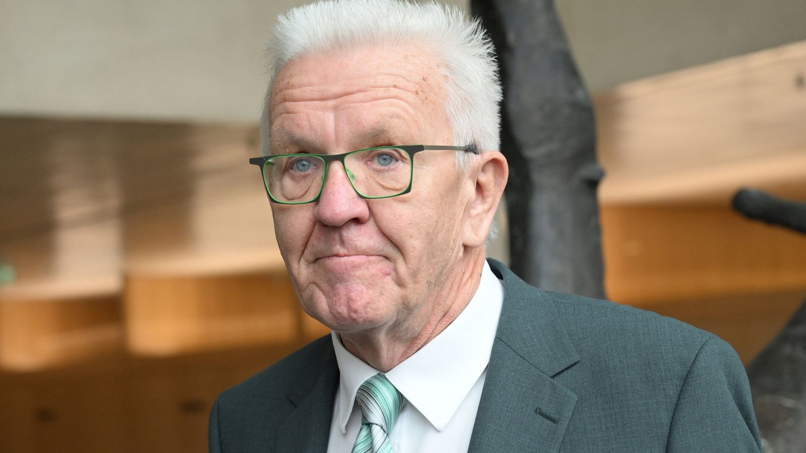 Kostenpunkt 22,8 Millionen Euro: Ministerpräsident Winfried Kretschmann übergibt persönlich den Neubau des Tübinger Islamzentrums.Foto: dpa/Franziska Kraufmann