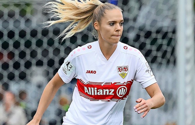 Janina Hechler ist eine Bank in der Abwehr der VfB-Frauen.<span class='image-autor'>Foto: Baumann</span>