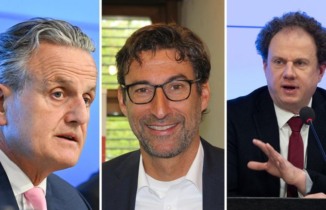 Die Oberbürgermeister Frank Nopper, Matthias Klopfer und Matthias Knecht haben die Koalitionsverhandlungen scharf kritisiert.<span class='image-autor'>Foto: Bernd Weißbrod/dpa//Caroline Holowiecki/Lichtgut/Leif Piechowski</span>