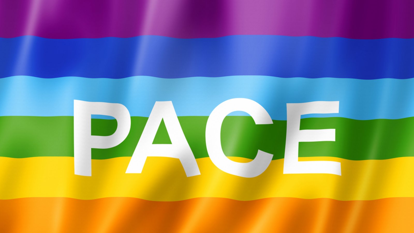 Die Pace- bzw. Friedensflagge nutzt die gleichen Regenbogenfarben, aber in umgekehrter Reihenfolge. Sie ist seit den 1960er Jahren ein Symbol für den Frieden.Foto: Daboost/Shutterstock Die Pace- bzw. Friedensflagge nutzt die gleichen Regenbogenfarben, aber in umgekehrter Reihenfolge. Sie ist seit den 1960er Jahren ein Symbol für den Frieden.Foto: Daboost/Shutterstock