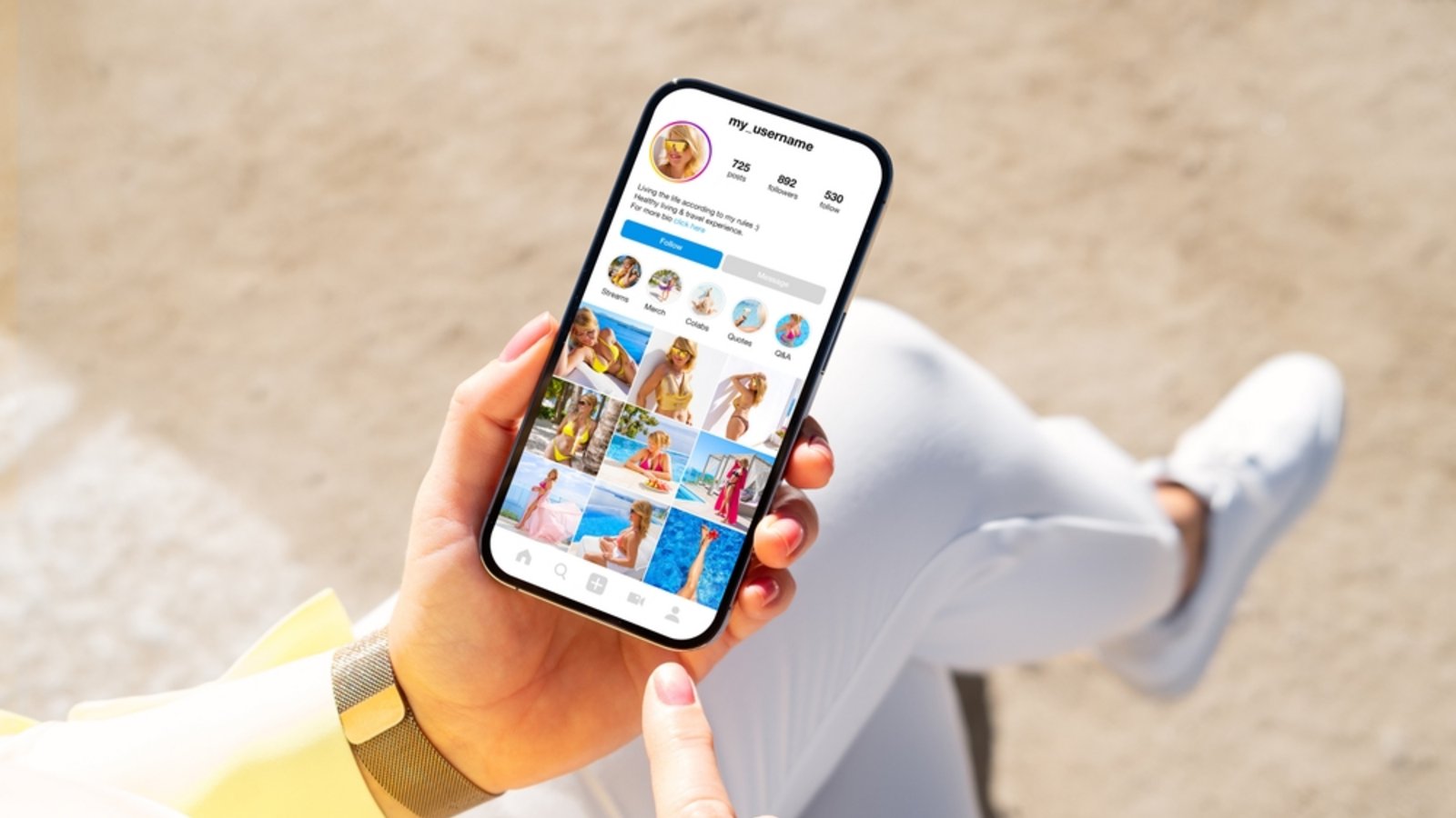 Mit "Song on Profile" kann man dem Instagram-Profil einen Song hinzufügen.Foto: Kaspars Grinvalds/Shutterstock Mit "Song on Profile" kann man dem Instagram-Profil einen Song hinzufügen.Foto: Kaspars Grinvalds/Shutterstock
