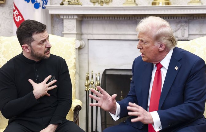 Beispielloser Eklat: Wolodymyr Selenskyj und Donald Trump.<span class='image-autor'>Foto: IMAGO/ZUMA Press Wire/IMAGO/Jim LoScalzo-Pool</span>