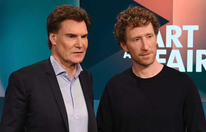 Unternehmer Carsten Maschmeyer und „Hart aber fair“-Moderator Louis Klamroth.<span class='image-autor'>Foto: IMAGO/Horst Galuschka</span>