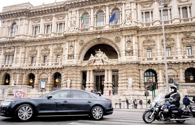 Italien hatte 2022 ein Gesetz erlassen, das Vollstreckungen gegen deutsches Vermögen eigentlich stoppen sollte. (Archivbild)<span class='image-autor'>Foto: Mauro Scrobogna/LaPresse via ZUMA Press/dpa</span>