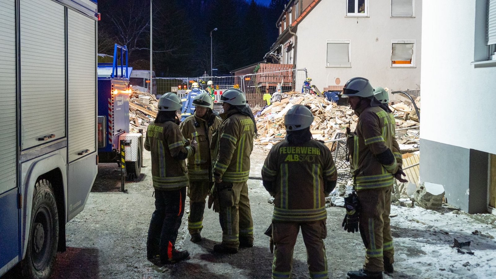 Bei der Explosion kamen drei Menschen ums Leben.Foto: Jannik Nölke/dpa Bei der Explosion kamen drei Menschen ums Leben.Foto: Jannik Nölke/dpa