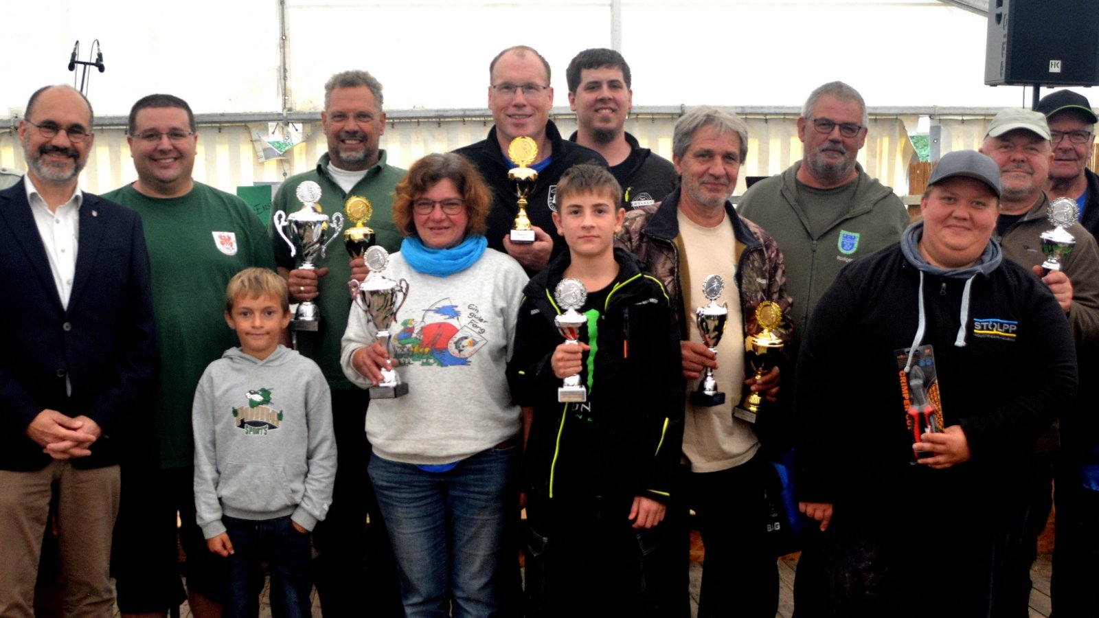 Siegerehrung Fischerverein Mühlhausen 2025 Foto: Stahlfeld