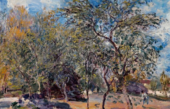 Alfred Sisley: Obstgarten (1885)<span class='image-autor'>Katalog/A. G. Leventis Gallery, Nicosia</span>