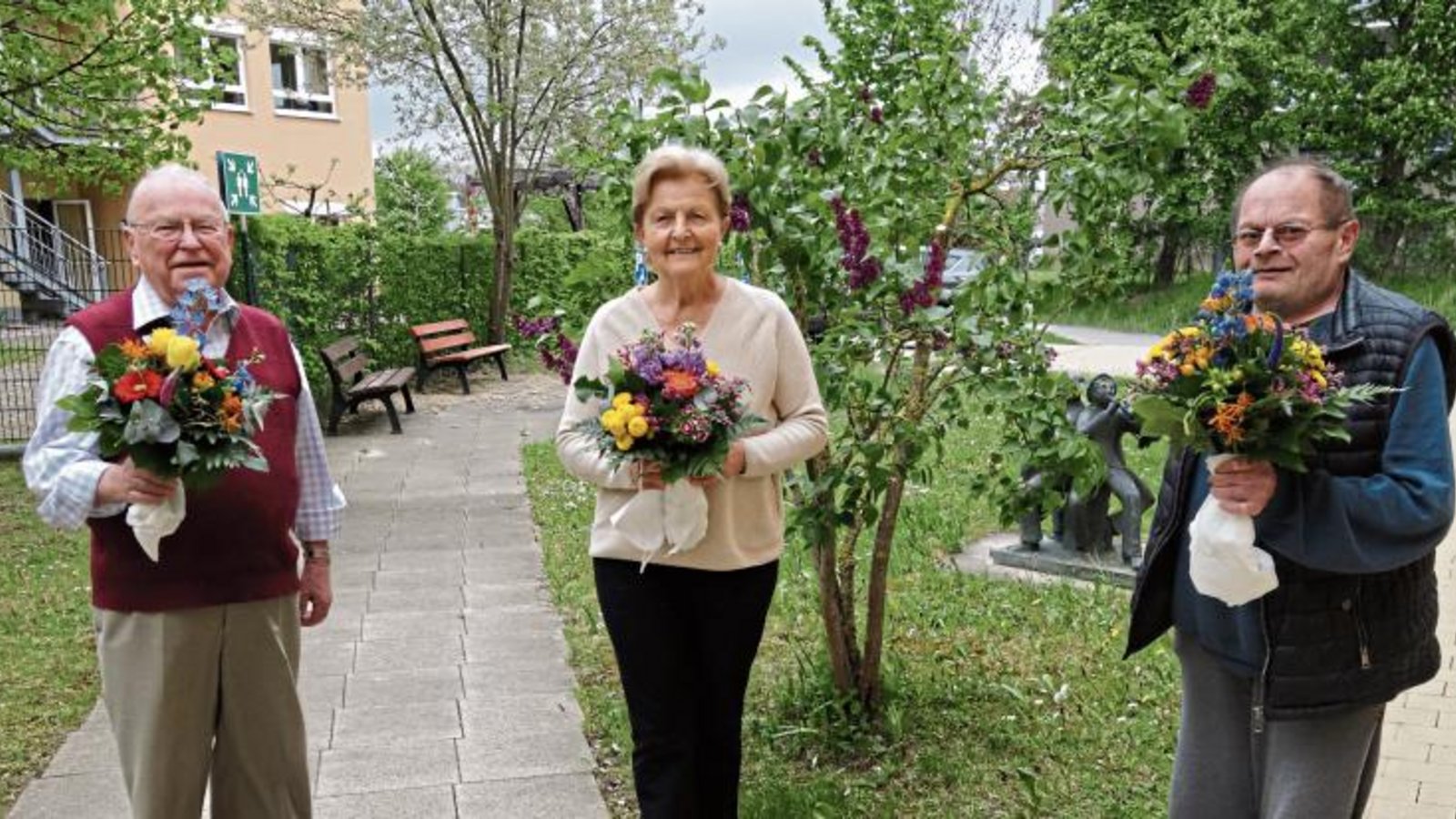 Manfred Ettrich, Elfriede Sturm und Hardy Hornickel sind jetzt im Heimbeirat.  Foto: Romann