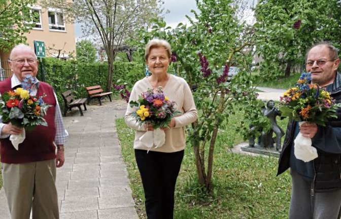 Manfred Ettrich, Elfriede Sturm und Hardy Hornickel sind jetzt im Heimbeirat.  Foto: Romann