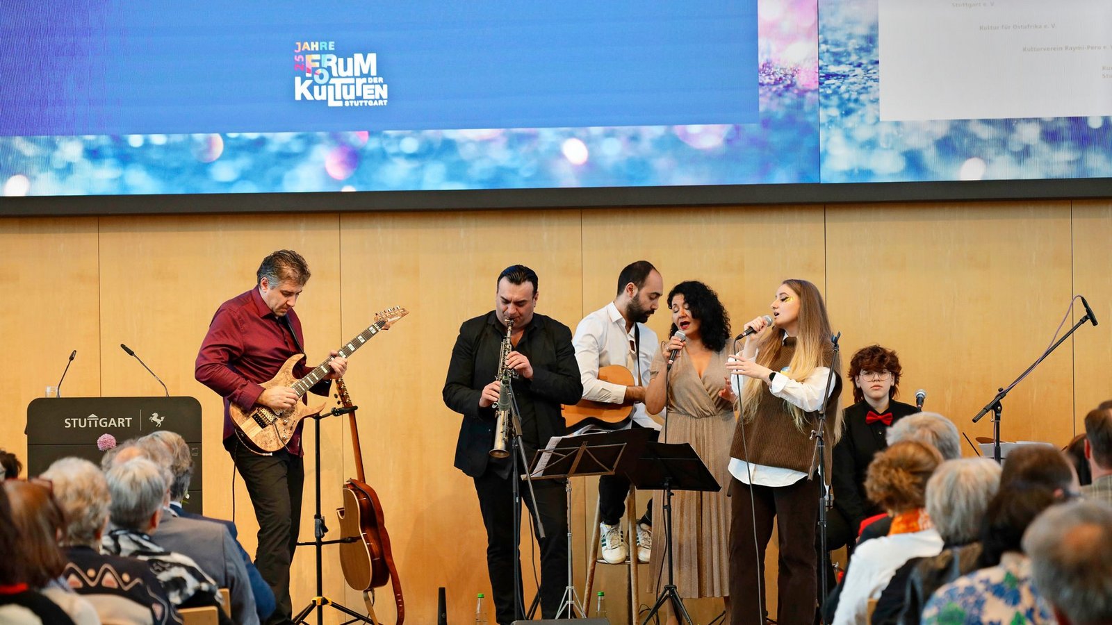 Mit Musik wurde das Jubiläum gebührend im Rathaus gefeiert.Foto: Lichtgut/Leif Piechowski