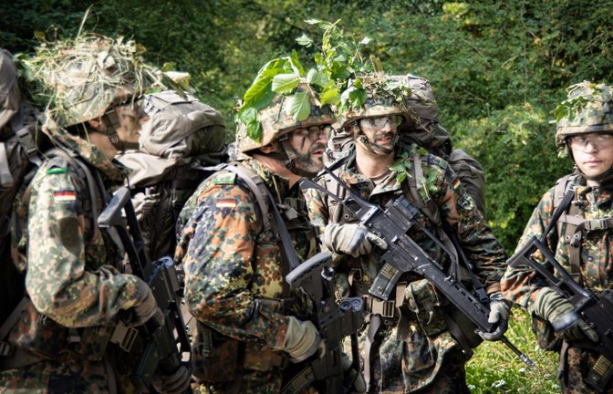 Zivilisten werden im Rahmen von „Ungedient für die Reserve“ zu Soldaten ausgebildet.<span class='image-autor'>Foto: Wolff</span>