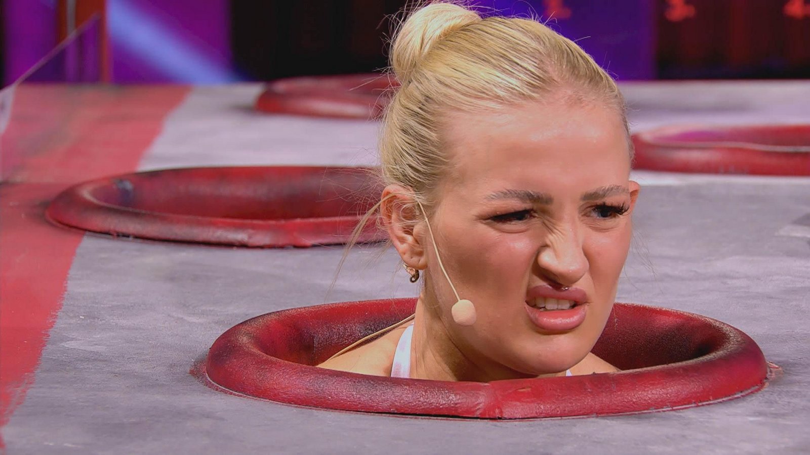 Edda beim Safety-Spiel.Foto: RTL