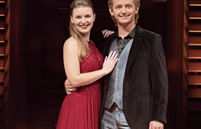 Sandra Bildmann und Robin Neck präsentieren Operettenmusik. Foto: p