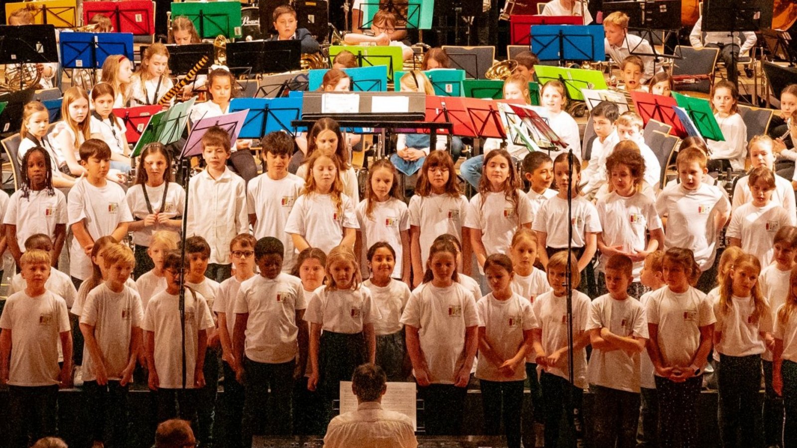 Der Vaihinger Löwenchor hat fleißig geübt und freut sich auf das Konzert für Kinder am Samstag. Es steht unter dem Motto „Manege frei – lasst uns feiern!“ Foto: p