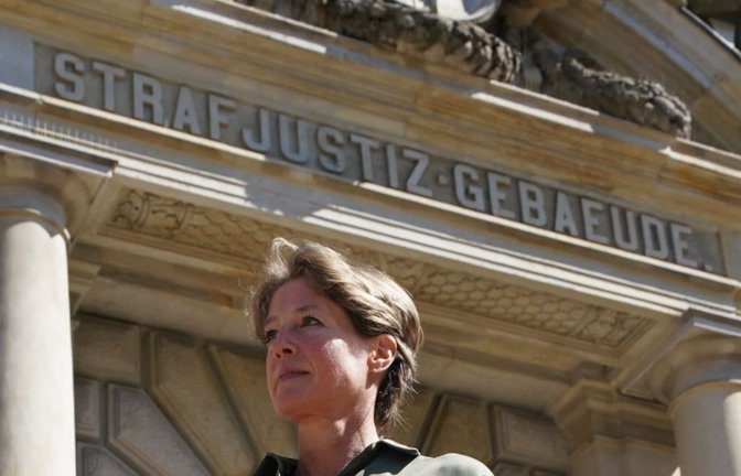 Sorgerechtsstreit und Entfühungs-Verdacht: Gastronomin Christina Block vor dem Hamburger Landgericht.<span class='image-autor'>dpa</span>