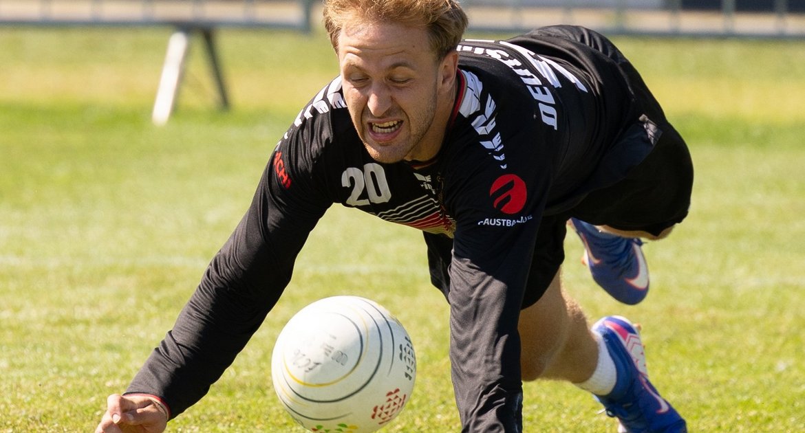 Faustball, Männer, Deutschland, Tobias Maurer, EM 2026, Foto: Uwe Spille