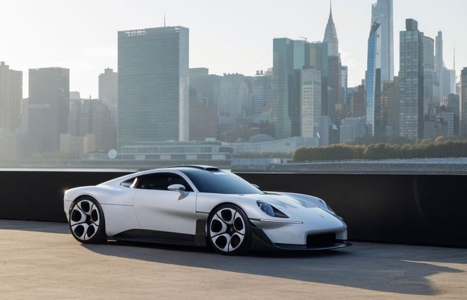 Der neue Porsche „Mission S“ wurde in New York vorgestellt.<span class='image-autor'>Porsche/dpa</span>