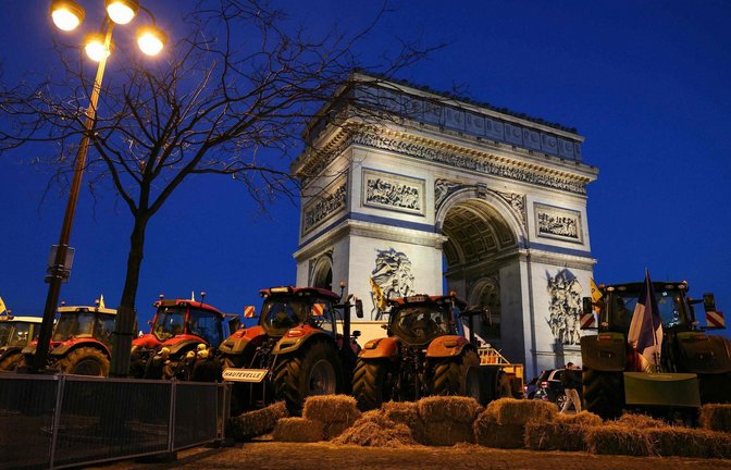 Bauernproteste in Frankreich – Ziel erreicht?<span class='image-autor'>Foto: dpa/Thomas Samson</span>